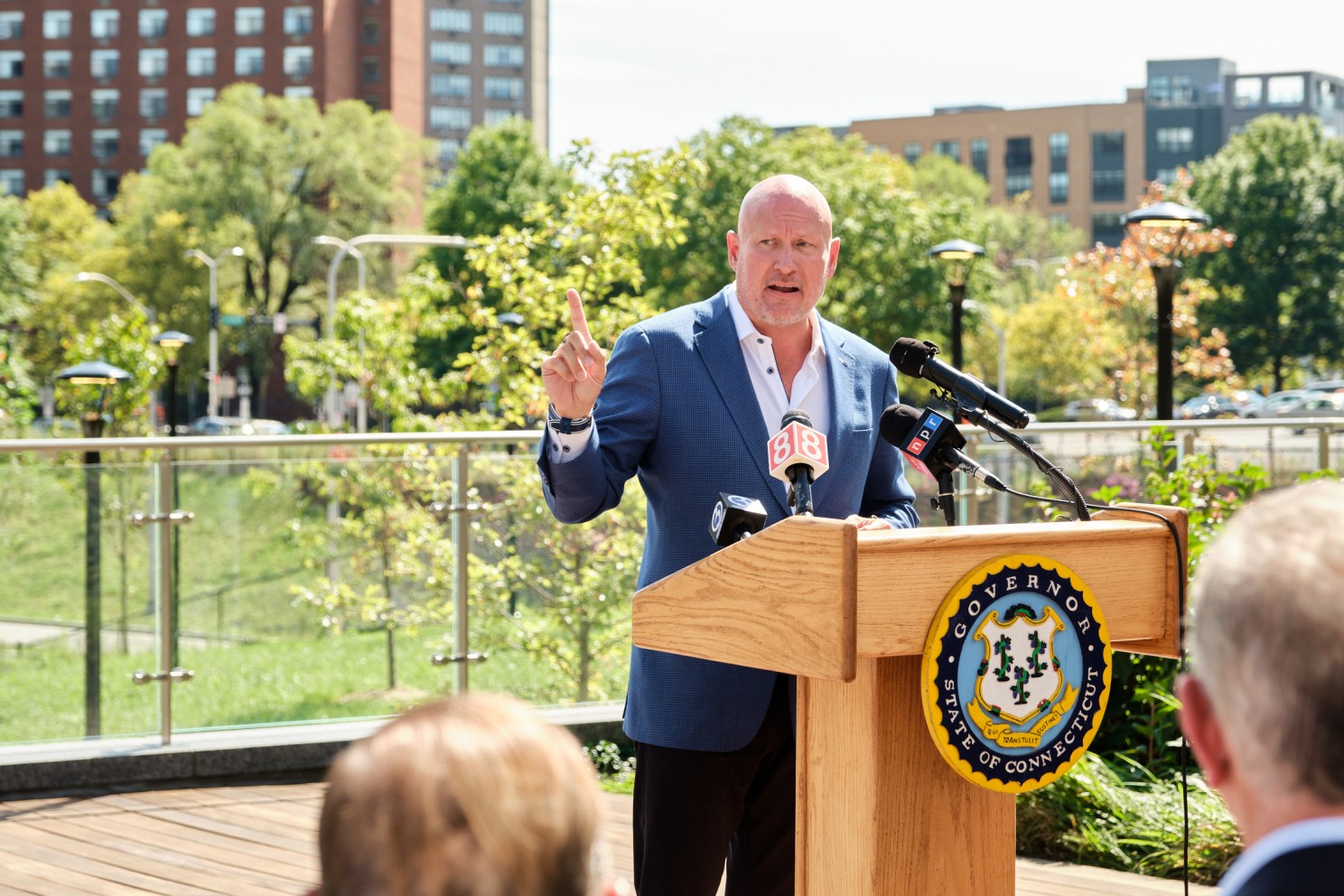 Announcement event, New Haven